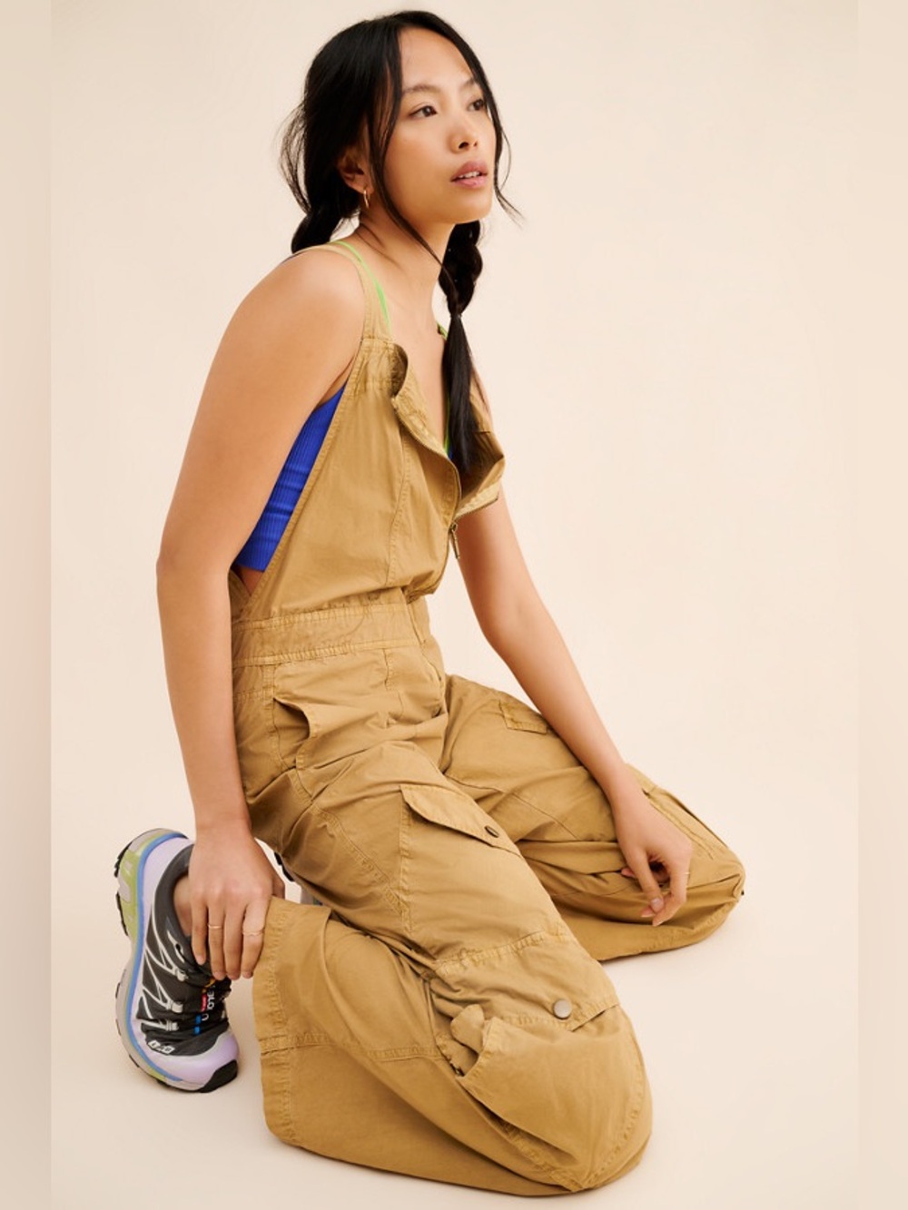 BDG Tan Cargo Utility Jumpsuit - Picture 5 of 12